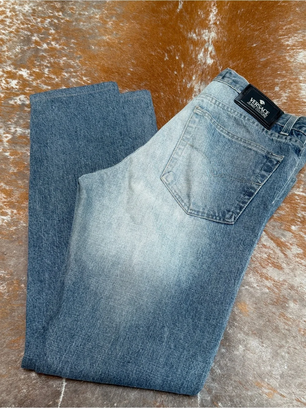 Versace Light Blue Denim Jeans